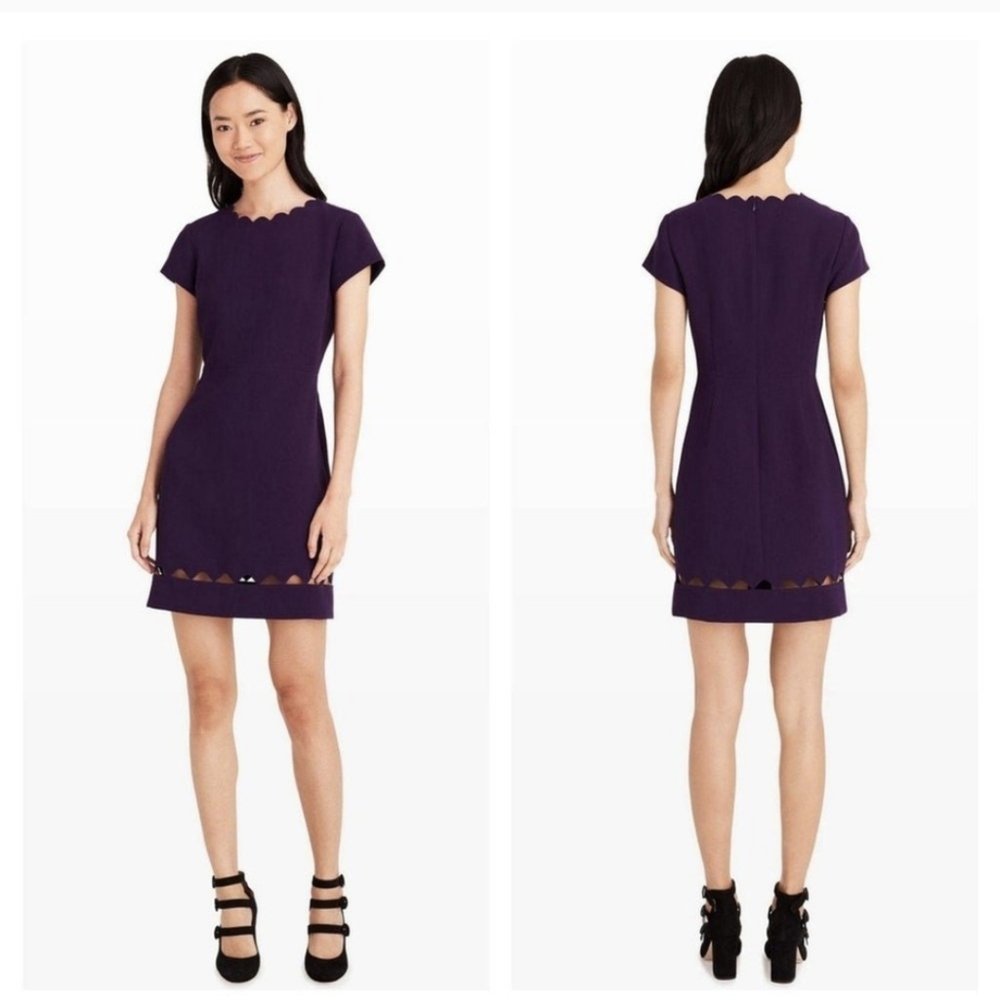 Club Monaco Purple Short Sleeve Dress